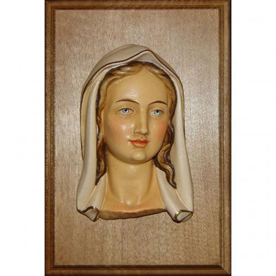 Reléf Panny Márie drevený obraz