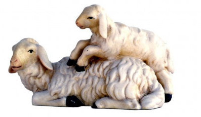 Ovečka a jahňatko do betlehema