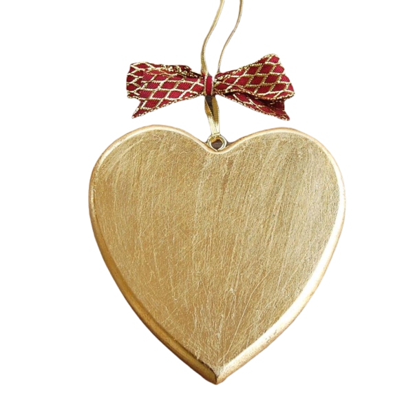 Tradičné drevené srdce
