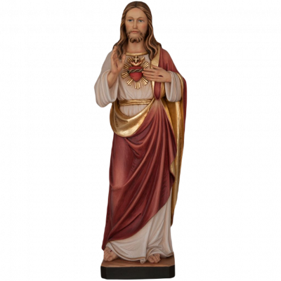 Sacred Heart of Jesus wooden statue
