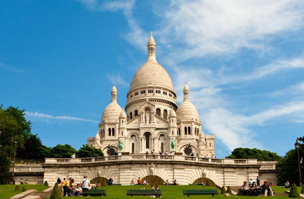 The Basilica of the Sacred Heart in Paris