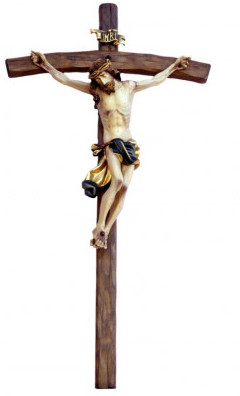 Baroque Crucifix with Jesus Christ