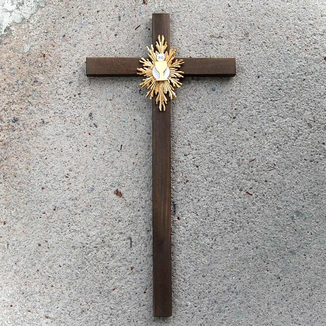 First Communion Wall Cross with Chalice