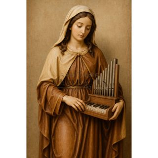 Saint Cecilia – Patron Saint of Music and Musicians | Handcrafted Devot