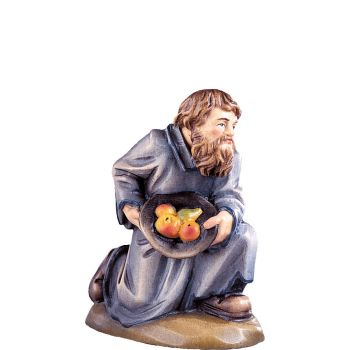 Pastier s košíkom ovocia pre betlehem - Farmarský