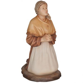 Bernadette Soubirous drevená socha