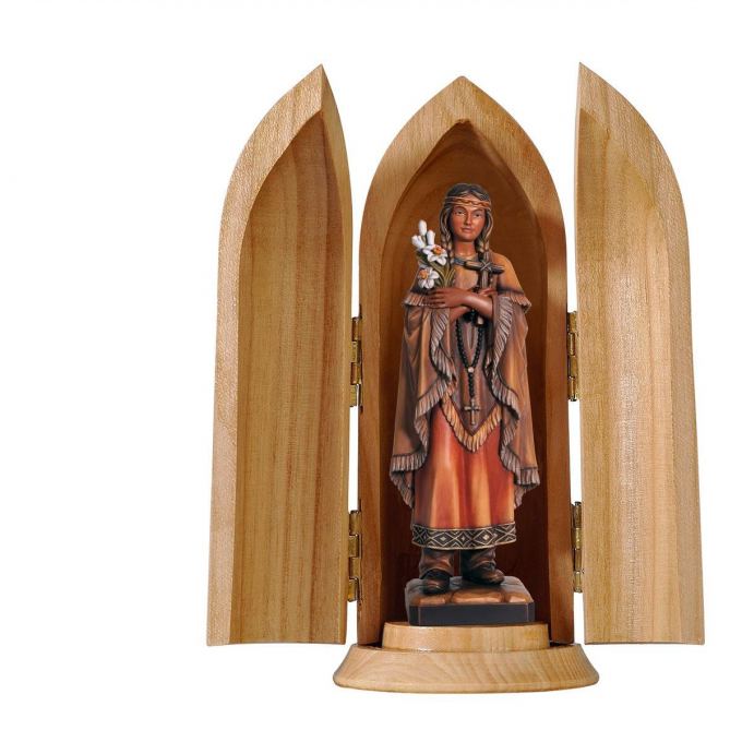 Svätá Kateri Tekakwitha v kaplnke