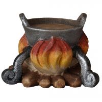 Oheň s kotlíkom drevená figúrka soška do Betlehema