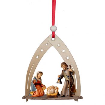 Arch crib with Holy Family