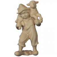 Pastierik s ovcou na pleci drevená figúrka soška do Betlehema