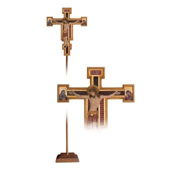Drevený procesný kríž Cimabue