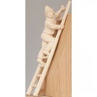 Pastier na rebríku drevená figúrka soška do Betlehema