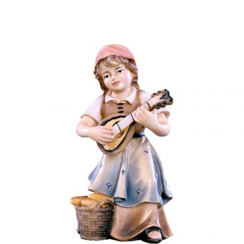 Dievča s mandolínou - dolomitský