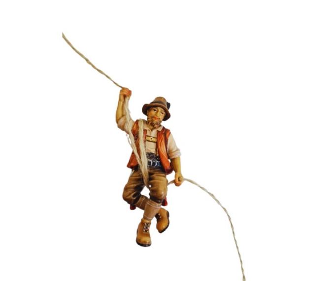 Mountain-climber-hanging-woodcaving-