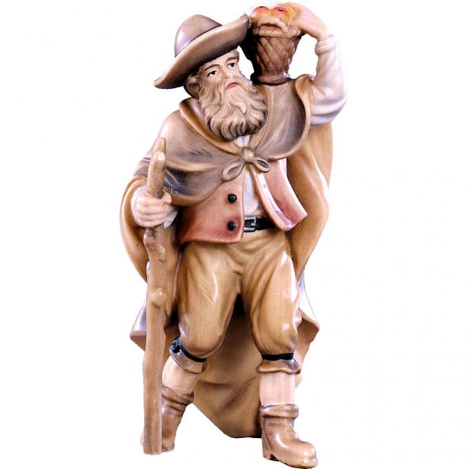 Pastier s košíkom - dolomitský