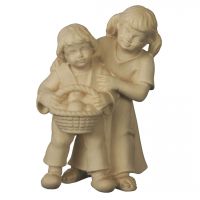 Detský pár drevená figúrka soška do Betlehema