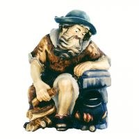 Pastier s kozubom do Betlehema - Figurky do Betlehema - Vianocny Betlehem -Dreveny Betlehem