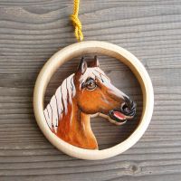 Wooden Horse Wall Hanging 1