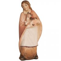 Pastierka s kozliatkom drevená figúrka soška do Betlehema