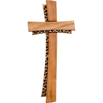 Drevený kríž v modernom štýle (čerešňové drevo )