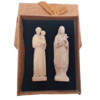 Darčeková sada drevená socha sv. Antona a sv. Terézie