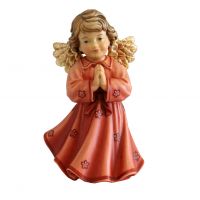 Modliaci drevený anjel