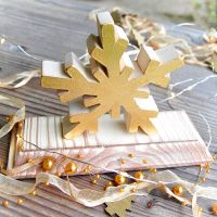 Snehová Vločka Vianočná Dekorácia- drevená vločka - vločka dekorácia -vločka ozdoba - vianočne dekorácie 2019