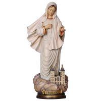 Panna Mária Medžugorská s kostolom