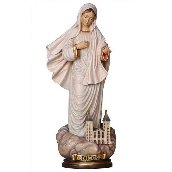 Panna Mária Medžugorská s kostolom
