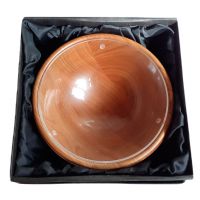 Drevená misa s krištáľom Marea