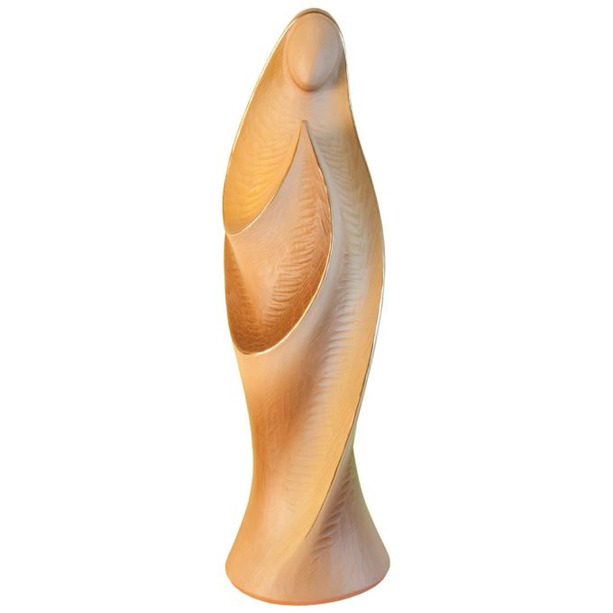 Panna Mária meditačná Drevená socha