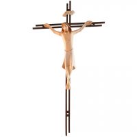 Krucifix Rafael z hrdzavej ocele 2