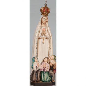 Panna Mária Fatimská s korunkou a deťmi