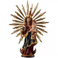 Panna Mária Bavorská so svätožiarou