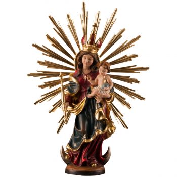 Panna Mária Bavorská so svätožiarou