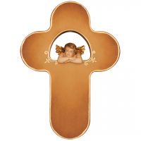 Detský kríž farebný s anjelom Raffaellom