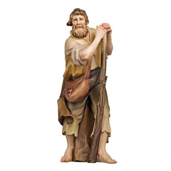 Oddychujúci pastier drevená soška figúrka do Betlehema