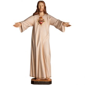 Najsvätejšie srdce Ježišovo drevená socha