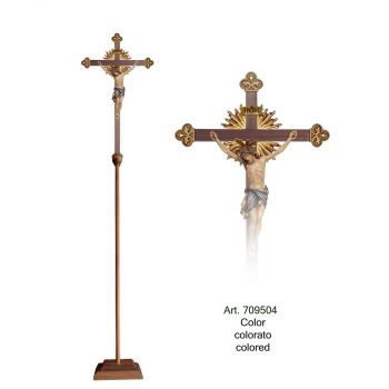 Procesný barokový kríž s corpusom Siena