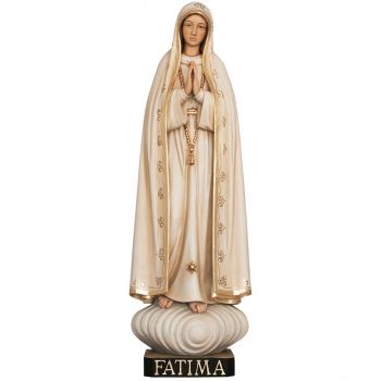 Panna Mária Fatimská drevená socha