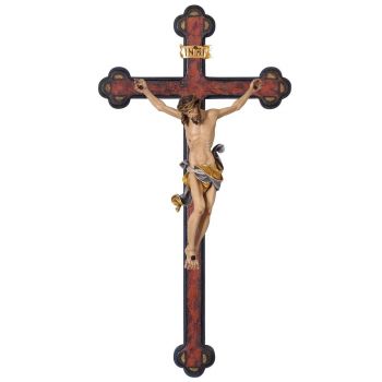 Drevený barokovo antický kríž s korpusom Leonardo