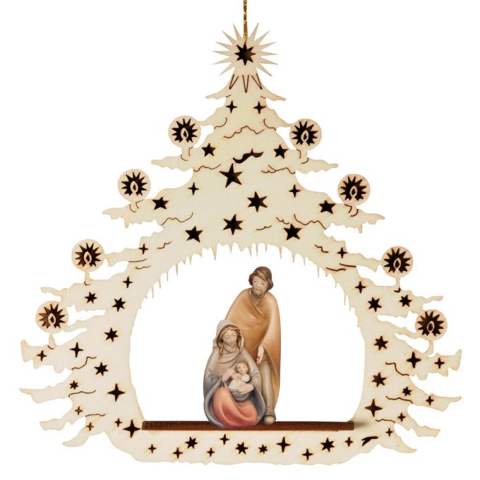 Vianočný stromček so Svätou rodinou 