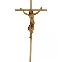 Rovný drevený krucifix