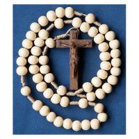 Ruženec s barokovým krížom - orech