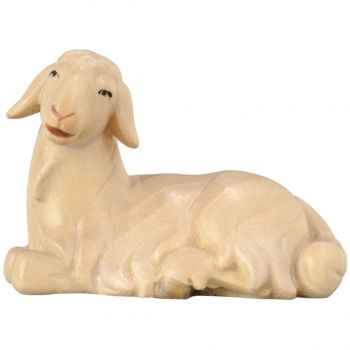Oddychujúca ovečka drevená soška figúrka zvieratá do Betlehema