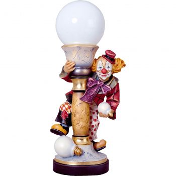 Elektrická lampa s klaunom a kravatou