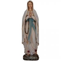Panna Mária Lurdská drevená socha
