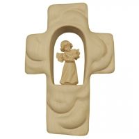 Detský krížik s oblakmi, anjelom a holubicou