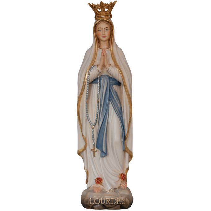 Panna Mária Lurdská s korunkou (Valgardena)