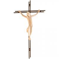 Jednoduchý krucifix z hrdzavej ocele